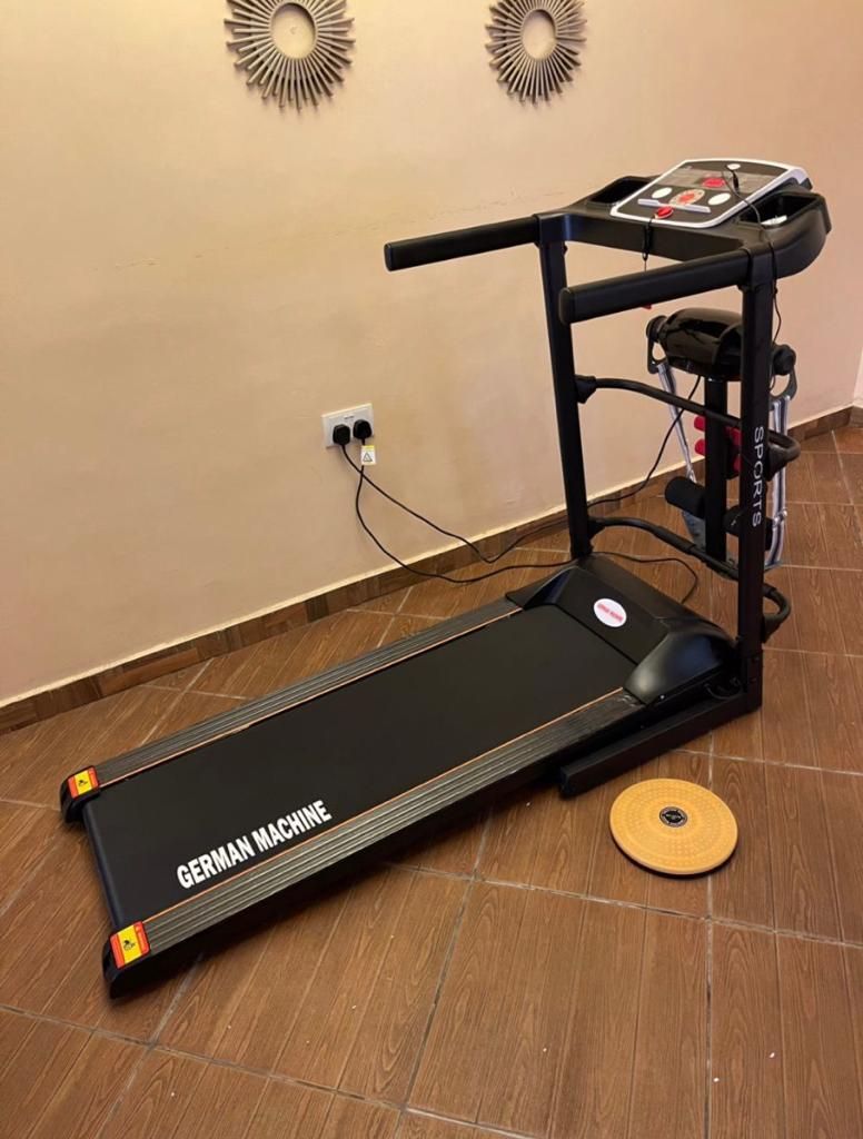 2.5HP GERMAN MACHINE RUNNING AND JOGGING FITNESS EQUIPMENT WITH MASSAGER,DUMBBELL,MP3,SIT UP