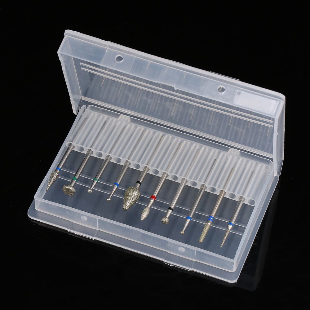 10 Pcs Sanding Nail Files Drill Bits Nails Edge Polish