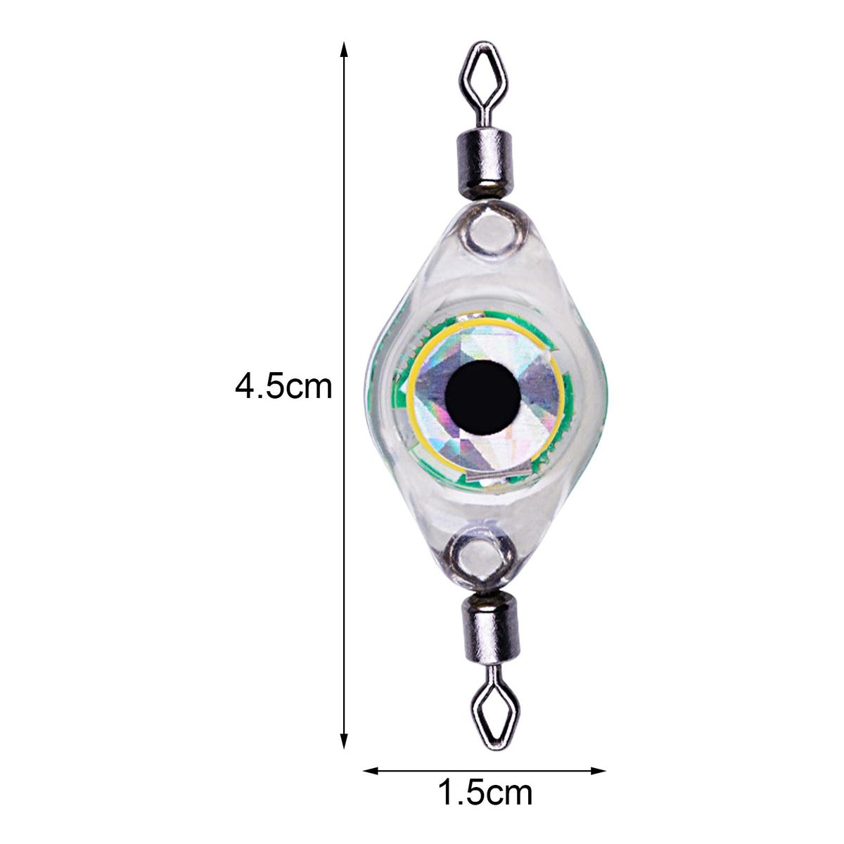 2Pcs LED Attractants Fishing Bait Luminous Underwater LED Lights Blue