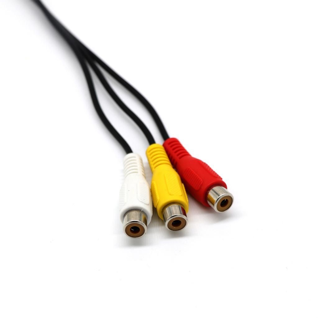 USB Male To 3 RCA Female Video AV Cord Converter Adapter
