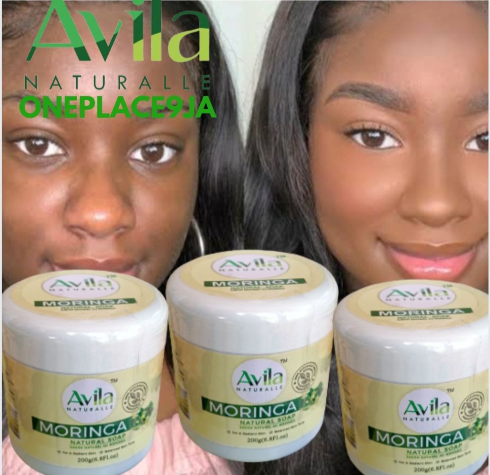 Pure Moringa Black Soap 200g X 3Pcs