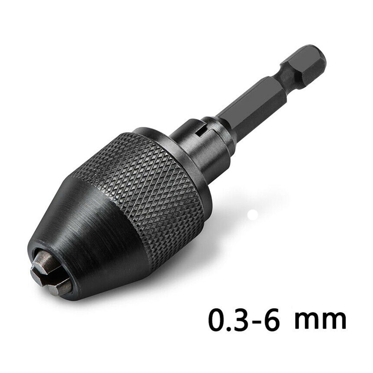 1/4 Inch Keyless Chuck Conversion Hex Shank Adapter Drill