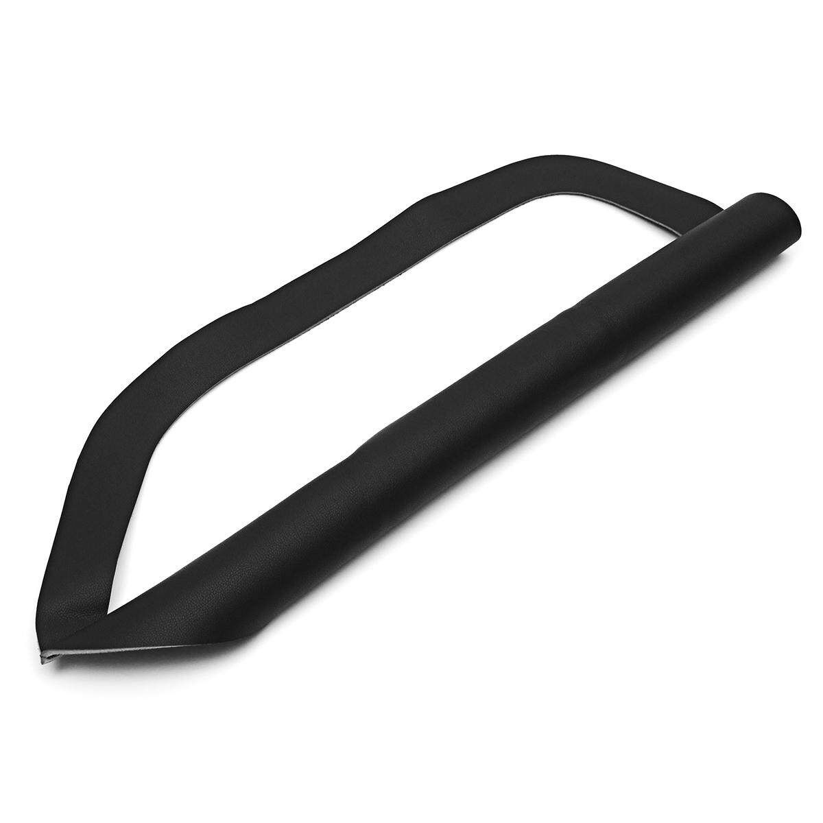 Door Panel Insert Cards Leather Synthetic For Ford Mustang 05-09 Black