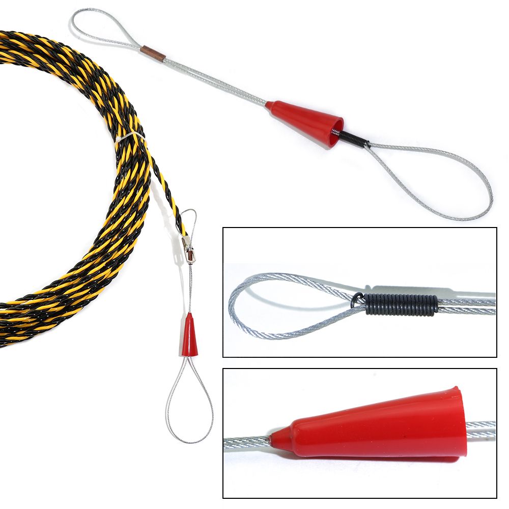 New 6.5mm*20m Nylon Fish Tape Electric Cable Push Puller