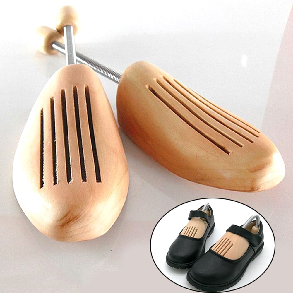 1Pair Adjustable Shaped Fixed Shoe Tree Solid Wooden Shoe Stretcher High Quality Shoe Expander Without Distortion Sale