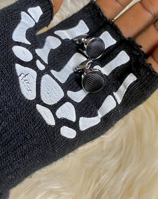 Cool Ball Black Men's CuffLinks