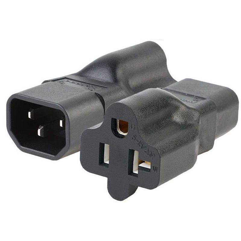 European German To US UK AU EU Plug Adapter Italy Switzerd America PDU C13 C14 C20 To US 5-15R 6-15R Convert Power Socket