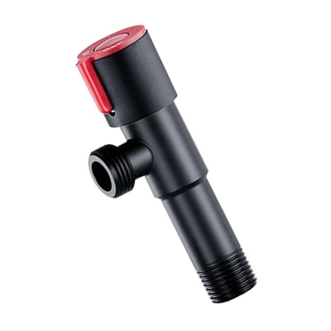 Angle Valve Thickened Hot Cold Water Shut Off Valve For Toilet Red 2
