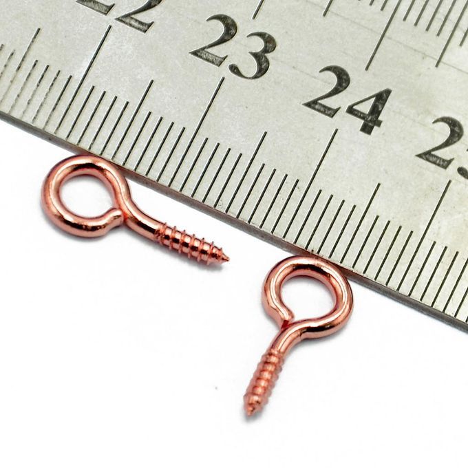 Lot Of 100 Fixings The Peg Eye Pin With Loop For Half-drilled Beads