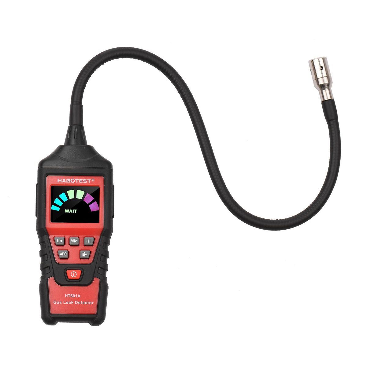 HABOTEST Portable Gas Analyzer HT601A Household Gas Leak Detector Gases Detector PPM Meter Methane Concentration Alarm Instrument