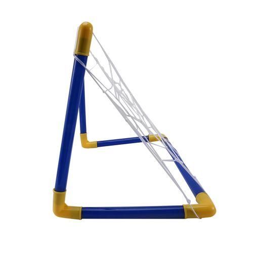 Folding Mini Football Soccer Goal Post Net Set