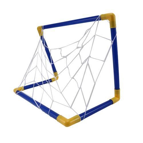 Folding Mini Football Soccer Goal Post Net Set