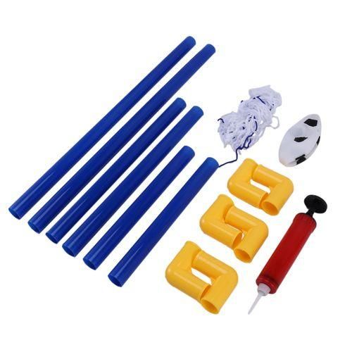 Folding Mini Football Soccer Goal Post Net Set