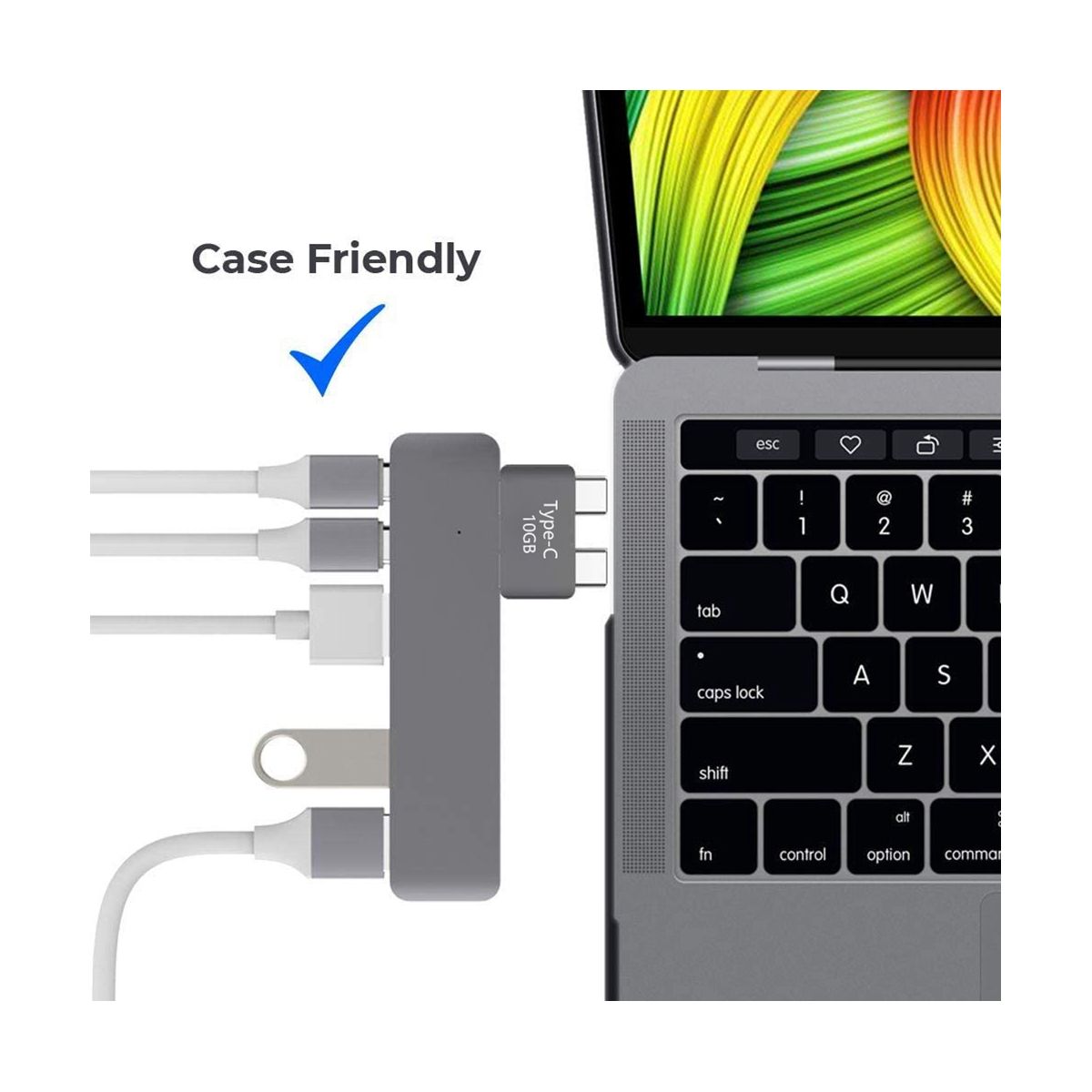 Dual Type-C Extender Adapter