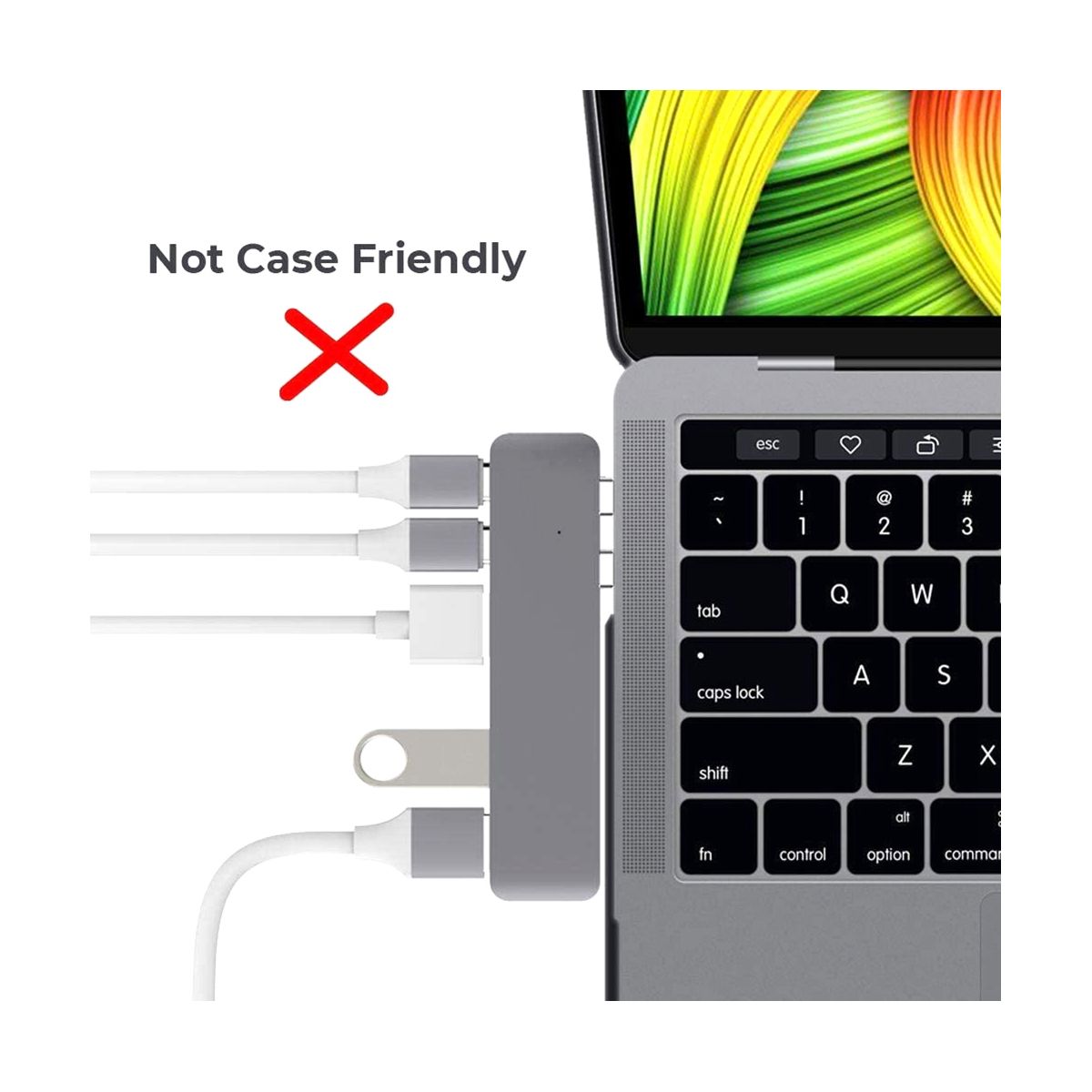Dual Type-C Extender Adapter