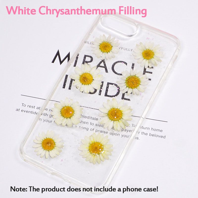 DIY Epoxy Resin Filler Filling Sticker Crafts Daisy Decoration Small White
