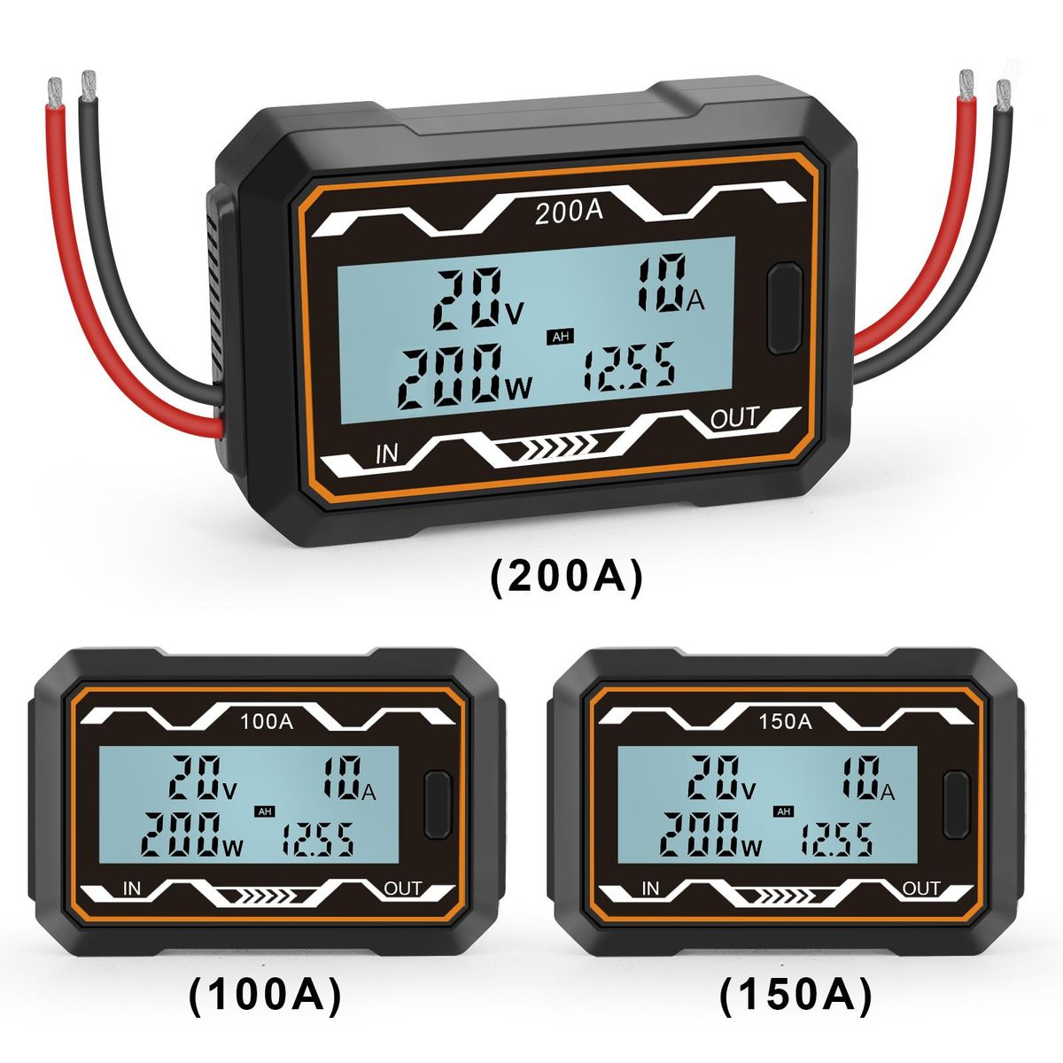 High Precision DC Power Meter Power Analyzer Voltage Current Power Meter Battery Voltage Amp Meter