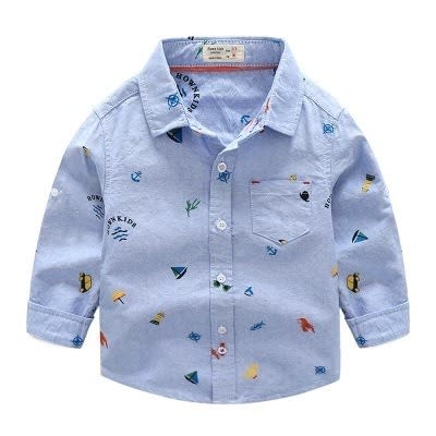 Patterned Shirt - Blue