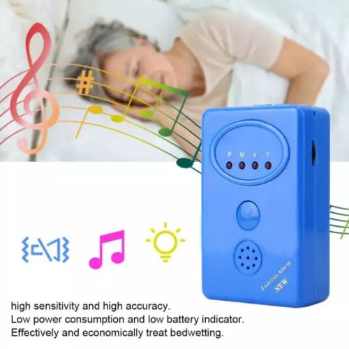 Bedwetting Alarm With Nocturnal Enuresis And Wet Diaper Detector - Adult Can Use