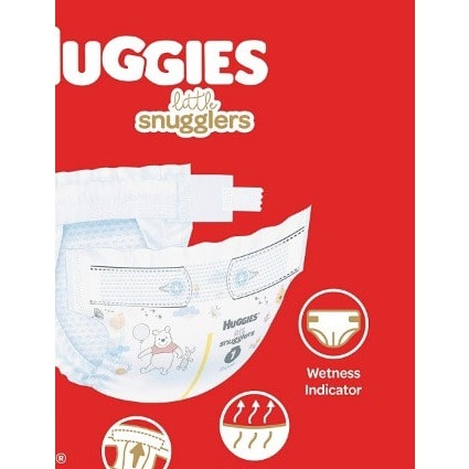 Little Snugglers Baby Diapers - Size 1- 198 Ct