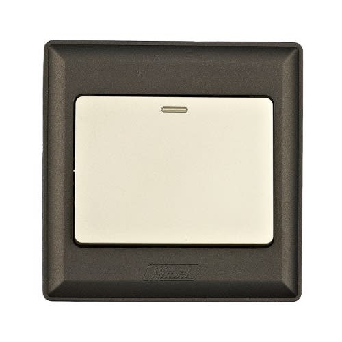 Himel Switch - Advanced Series- 10 Ax- 250V - 1 Gang -2-way - HWDA1S2B- Brown
