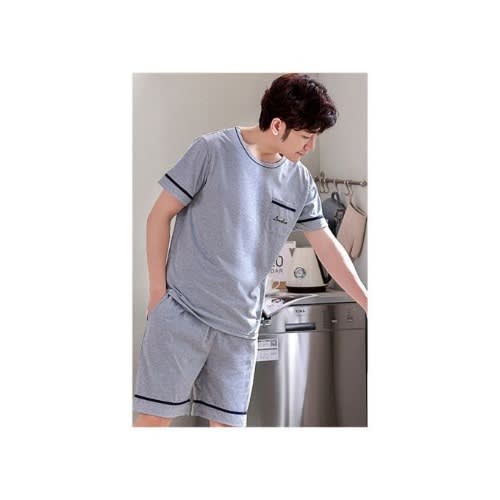 Men's Grey Short Nightwear