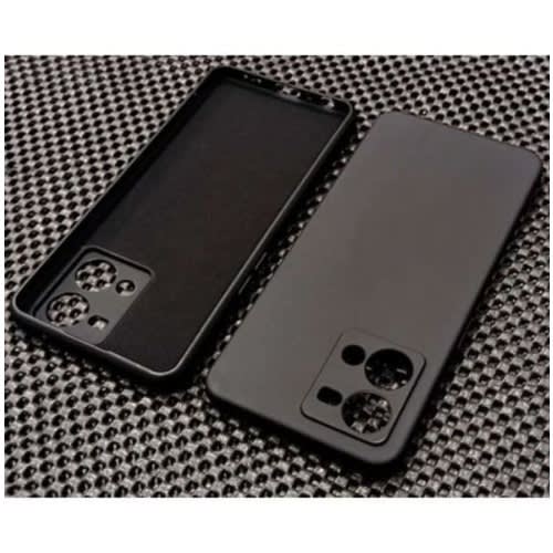 Silicone Back Case For Oppo Reno 7 4G- Black