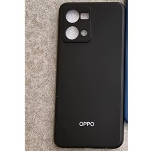 Silicone Back Case For Oppo Reno 7 4G- Black