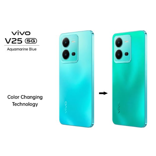 V25 - 6.44" - 8GB RAM - 25GB ROM - Android 12 (64/8/2)mp + 50mp - 5g - Dual Sim - 4500mAh - Blue