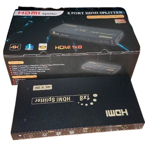 Hdmi Splitter 1 In 8 Out - 4k By 2k