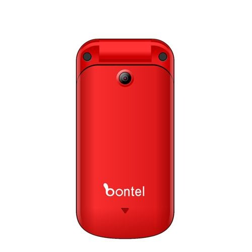 V9 -1.77" Colour Display -Flip Phone - 1000mAh- Red