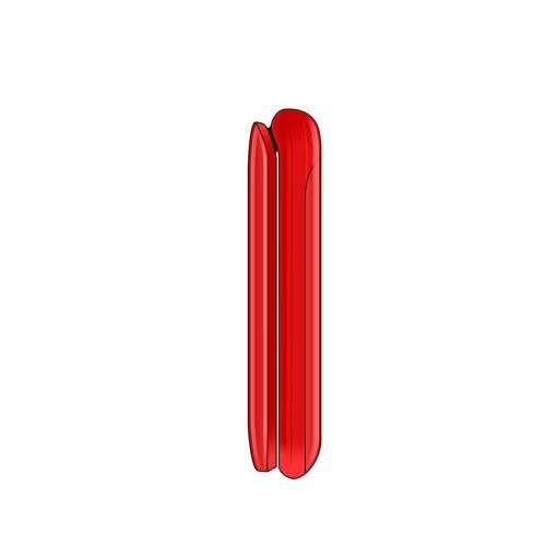 V9 -1.77" Colour Display -Flip Phone - 1000mAh- Red