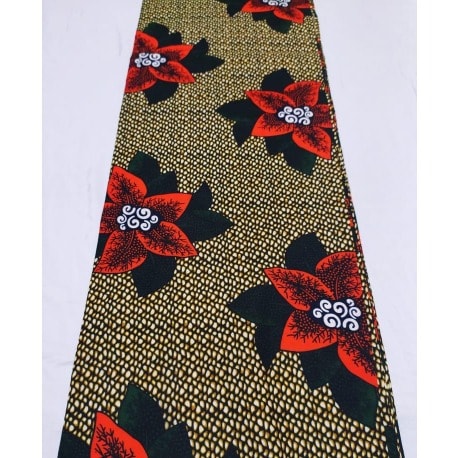 Medium Size Multicolour Ankara Fabrics - 6 Yards-