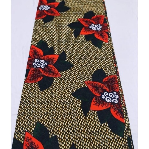 Medium Size Multicolour Ankara Fabrics - 6 Yards-