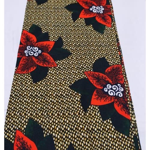 Medium Size Multicolour Ankara Fabrics - 6 Yards-