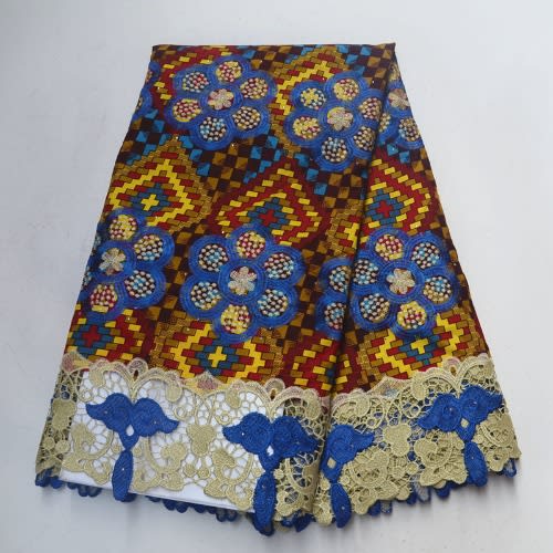 Ankara Wax + Lace -6Yards