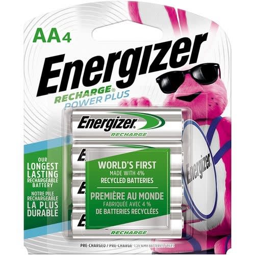 Rechargeable Aa Batteries, Nimh, 2300 Mah, Pre-charged, 4 Count (recharge Power Plus)