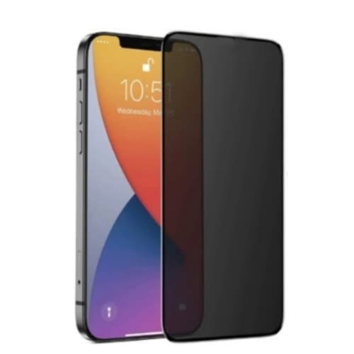 Privacy Silicone Edge Glass For Iphone 13 Pro Max