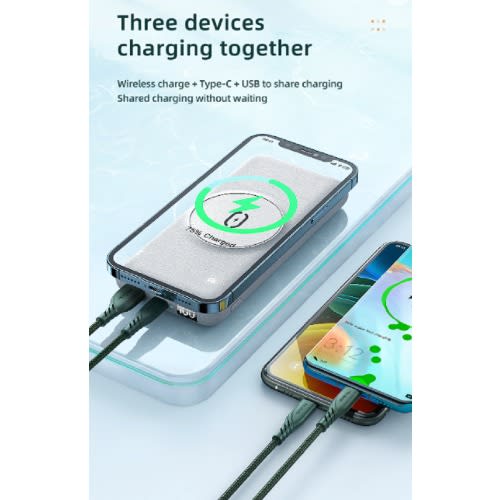 Portable Magnetic Wireless 20000mAh Power Bank - 15w