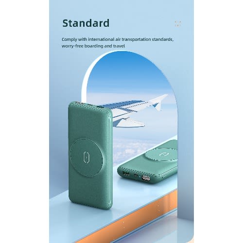 Portable Magnetic Wireless 20000mAh Power Bank - 15w