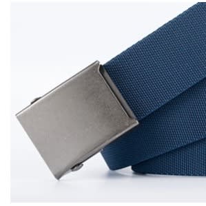 Stainless Steel Buckle Nylon Belts - Blue