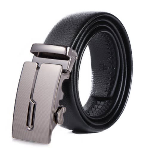 Men's Belt Buckle -Black & Silver