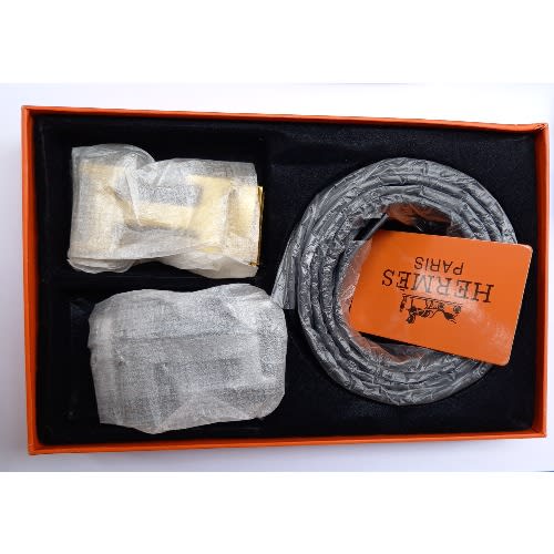 Hermes Men's Belt -2 buckles
