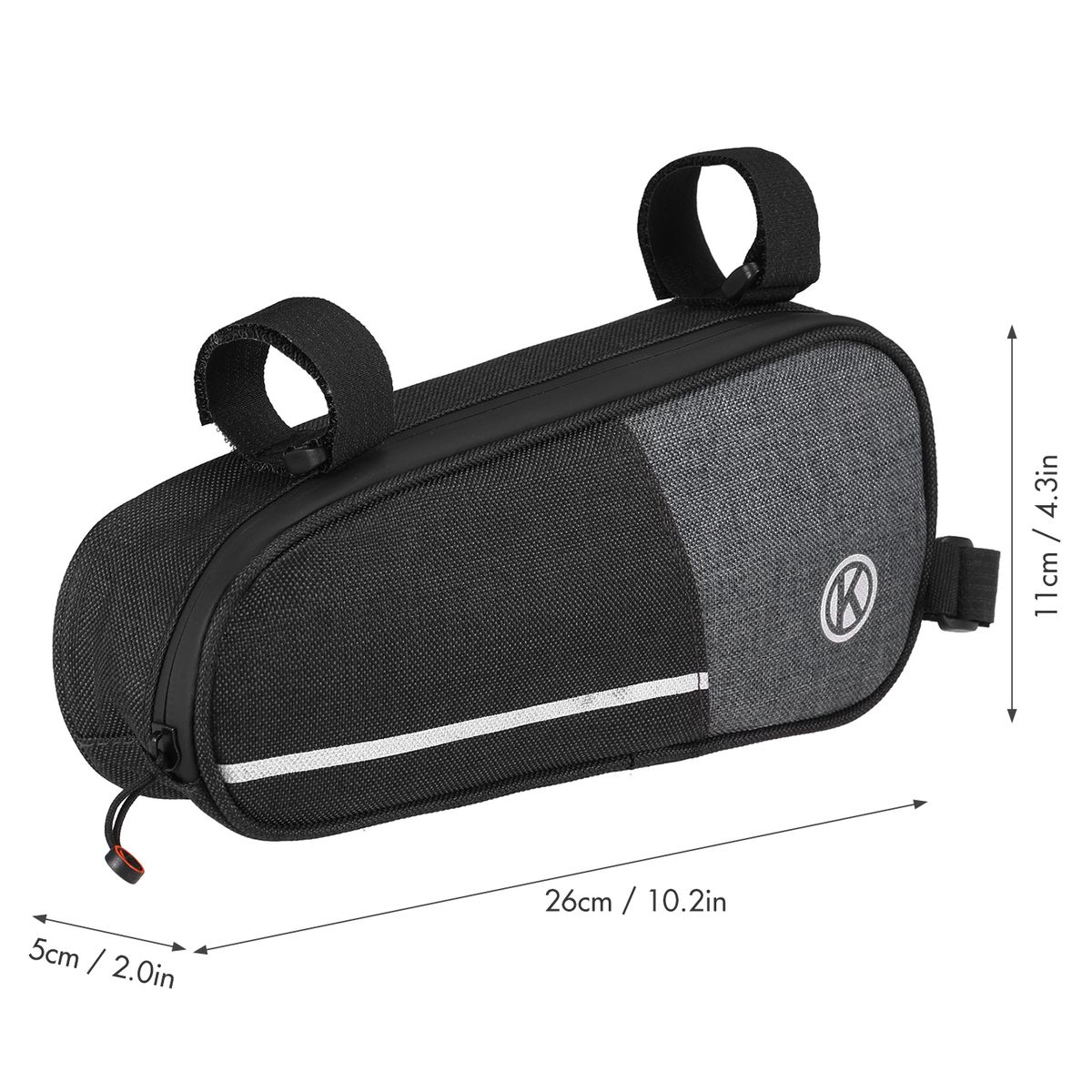 Reflective Bike Triangle Bag Bicycle Frame Bag Cycling