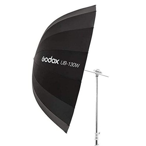 Godox UB-130w 51" 130cm Parabolic Black And White Reflective Soft Umbrella Studio Light