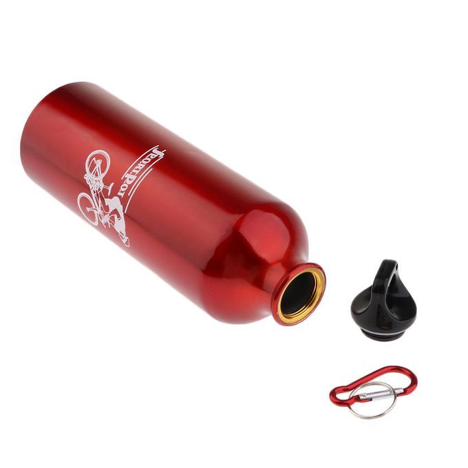 Hard Durable Water Bottle Leak Proof Red