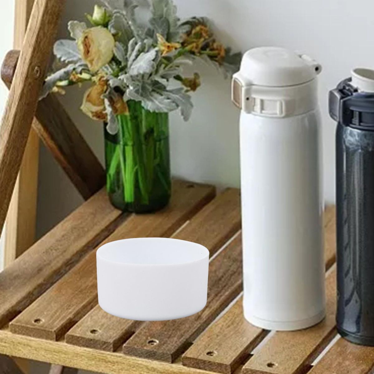 Bottom Sleeve Water Bottles, Silicone Boots, Heat