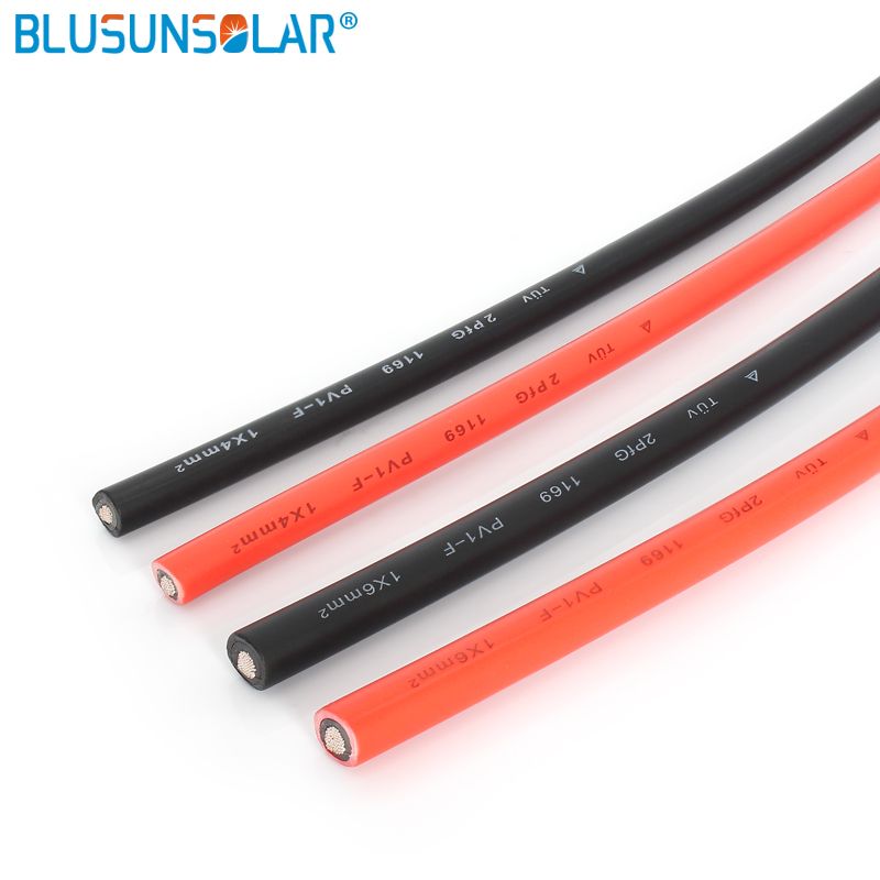 Cable Roll 10 Meters High Or 6mm2 Quality Solar Red (10AWG)