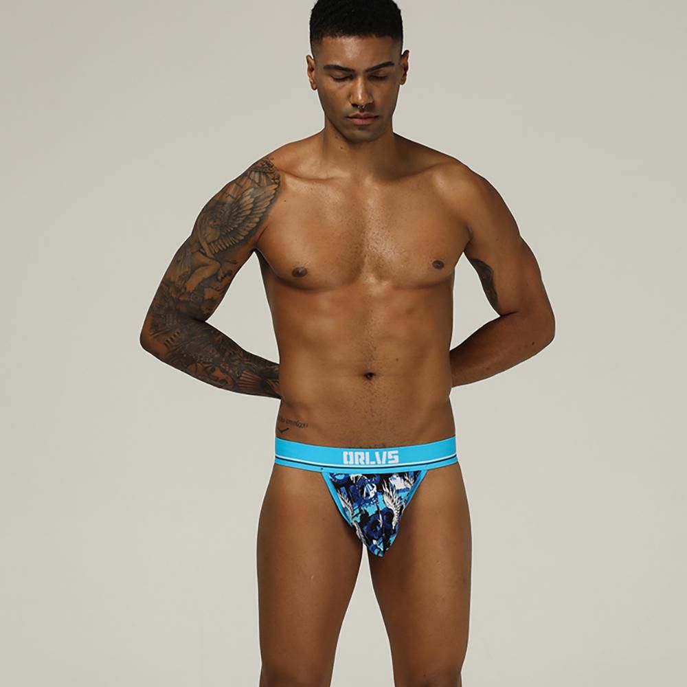 Men's Underwear Sexy Briefs Jockstrap Pouch Panties Thongs Mesh Underpants