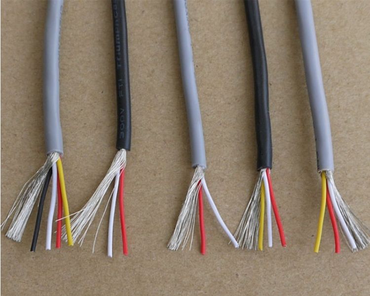 UL2547 Shielded Wire 22AWG 2 3 4 Cores PVC Insulated